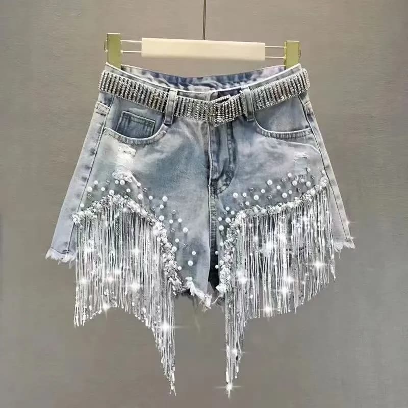 Denim Tassels